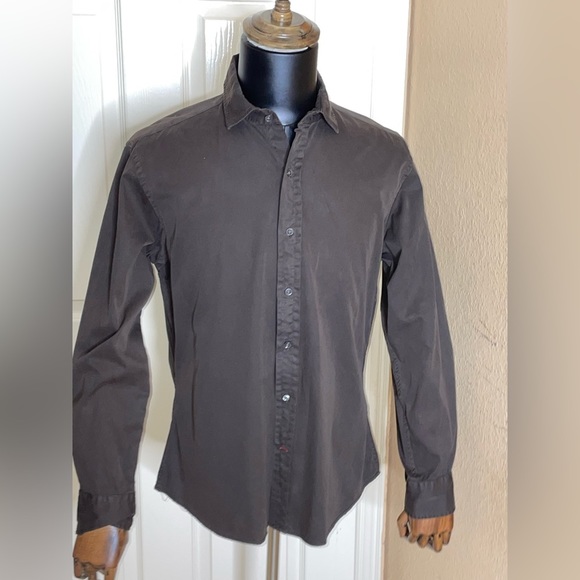 MSRP $345 Ralph Lauren Black Label Made in Italy Sz Large Dress Shirt​ - Picture 3 of 12